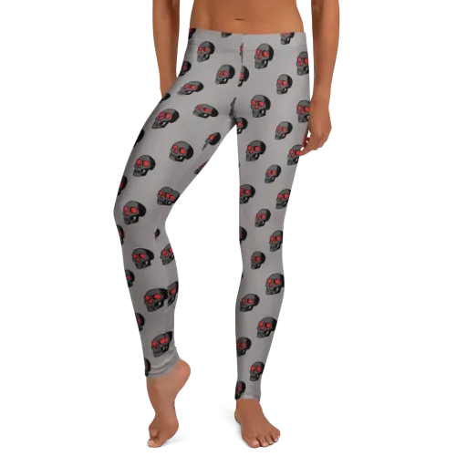 Scarlet Skullcap on a Leggings