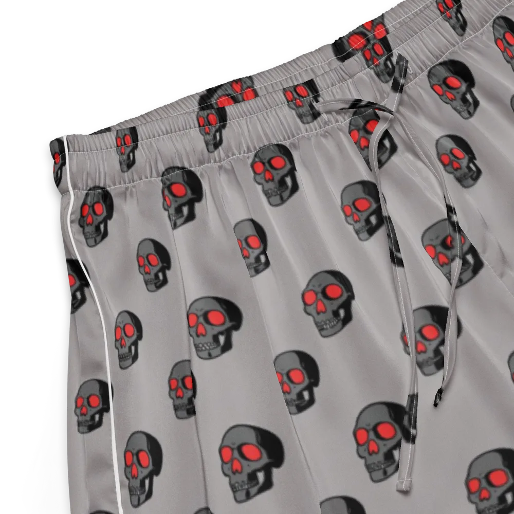 Scarlet Skullcap on Women's Pajama Shorts — Product details