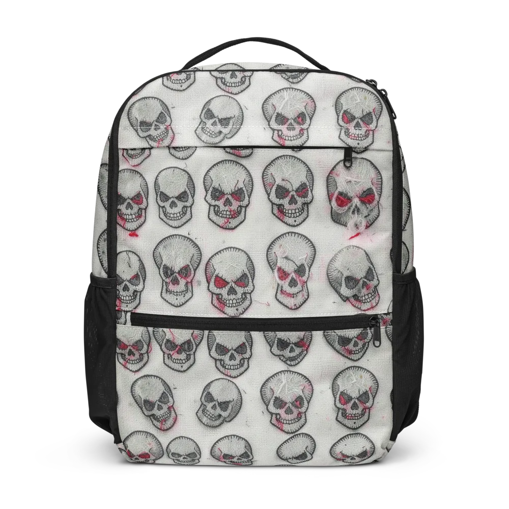 Embroidered Requiem on Utility Backpack — Front