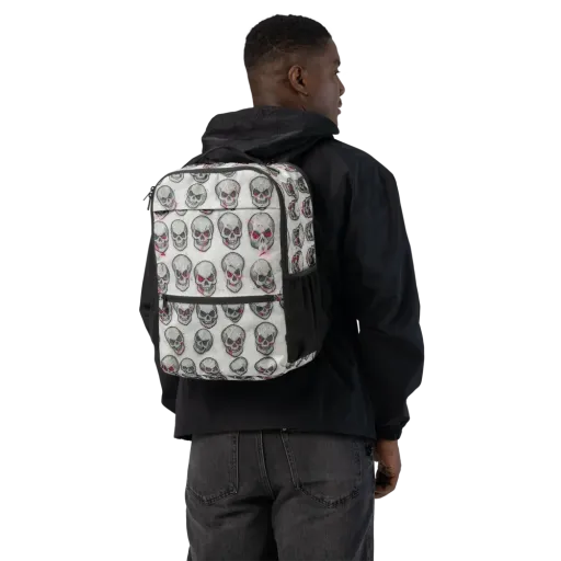 Embroidered Requiem on a Utility Backpack