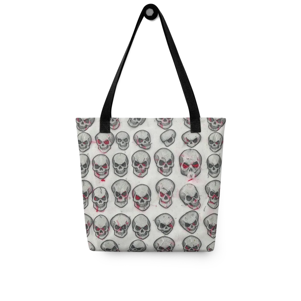 Embroidered Requiem on Tote Bag — Front