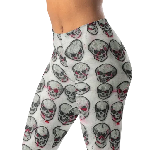 Embroidered Requiem on a Leggings