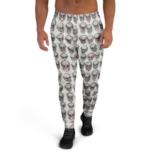 Embroidered Requiem on a Men's Joggers