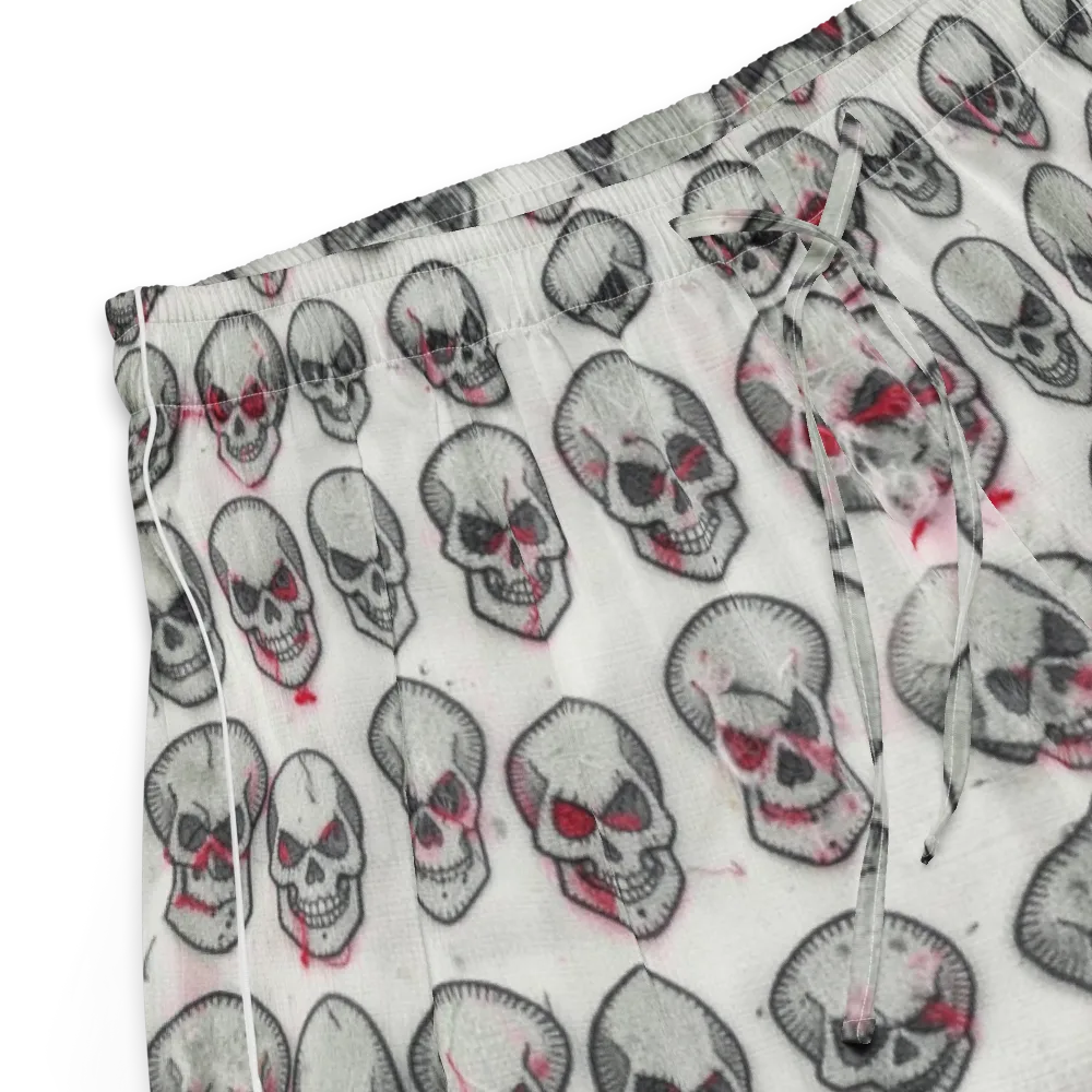 Embroidered Requiem on Women's Pajama Shorts — Product details
