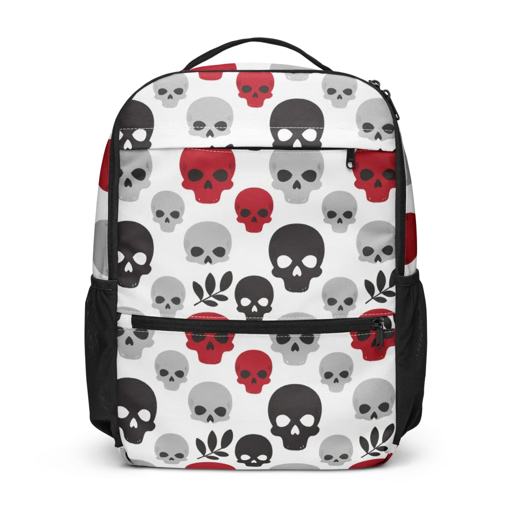 Skull Garden on Utility Backpack — Front