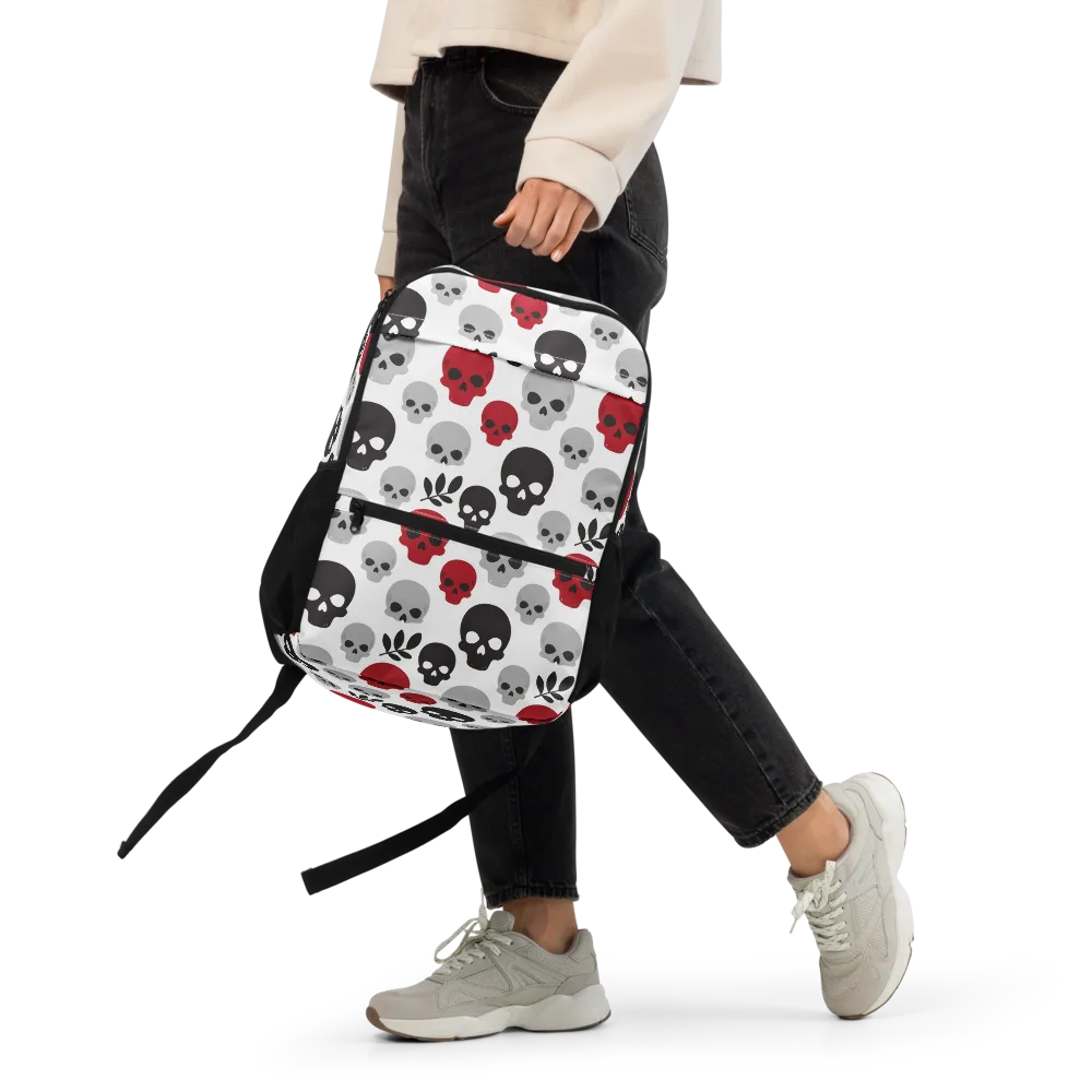 Skull Garden on Utility Backpack — Front
