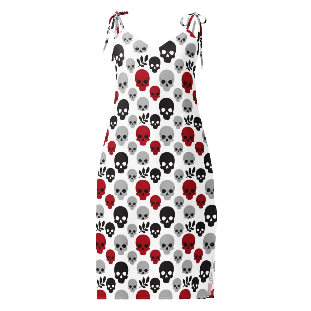Skull Garden on Slip Dress — Front