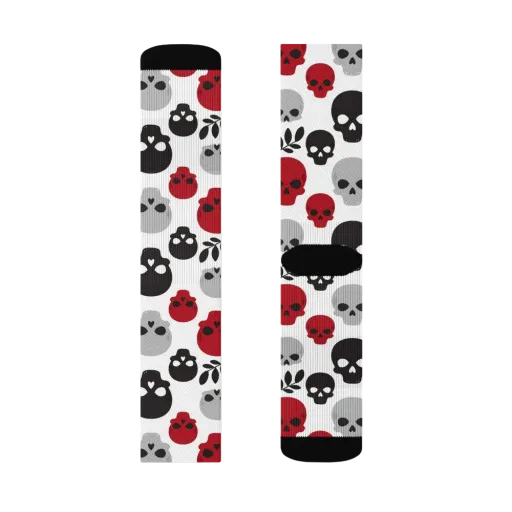 Skull Garden on a Socks