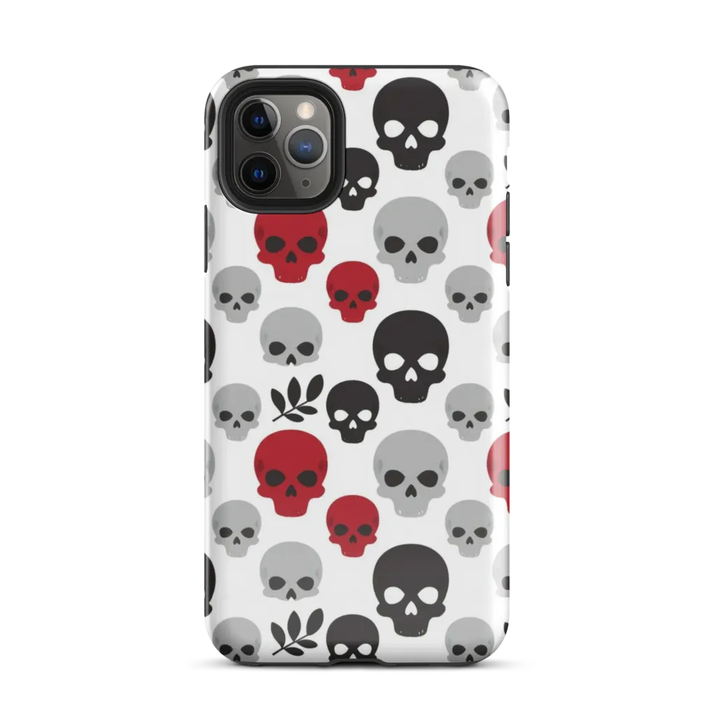 Skull Garden on Tough Case for iPhone® — Front