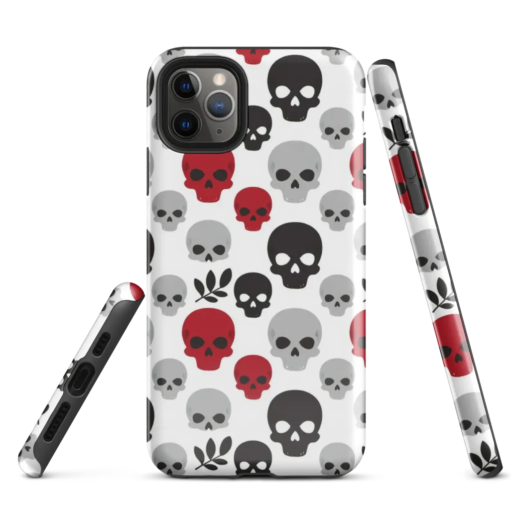 Skull Garden on Tough Case for iPhone® — Front