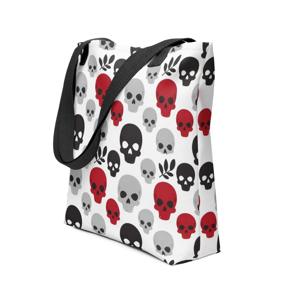 Skull Garden on Tote Bag — Front
