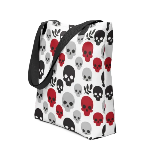 Skull Garden on a Tote Bag