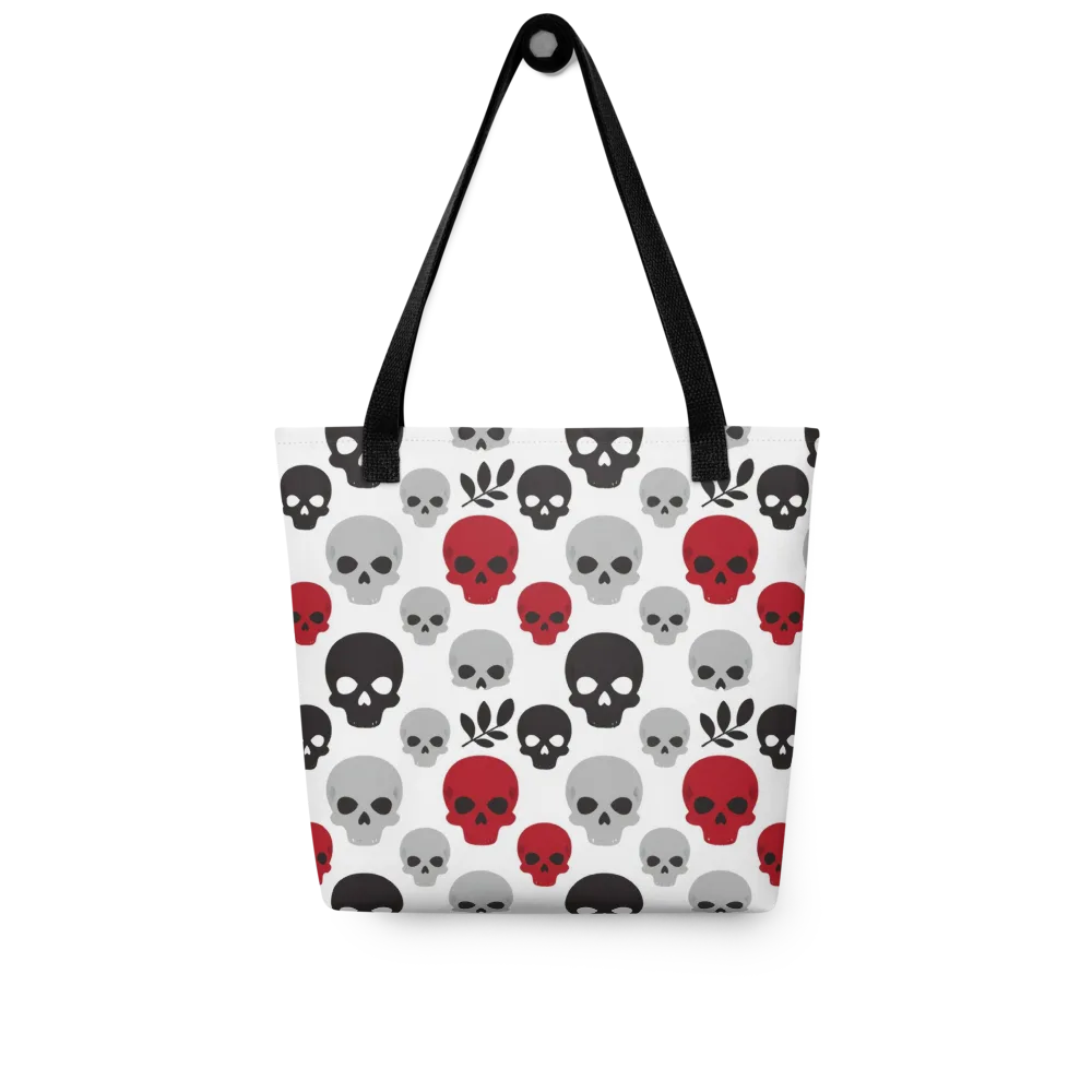 Skull Garden on Tote Bag — Front