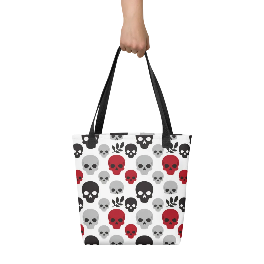 Skull Garden on Tote Bag — Front