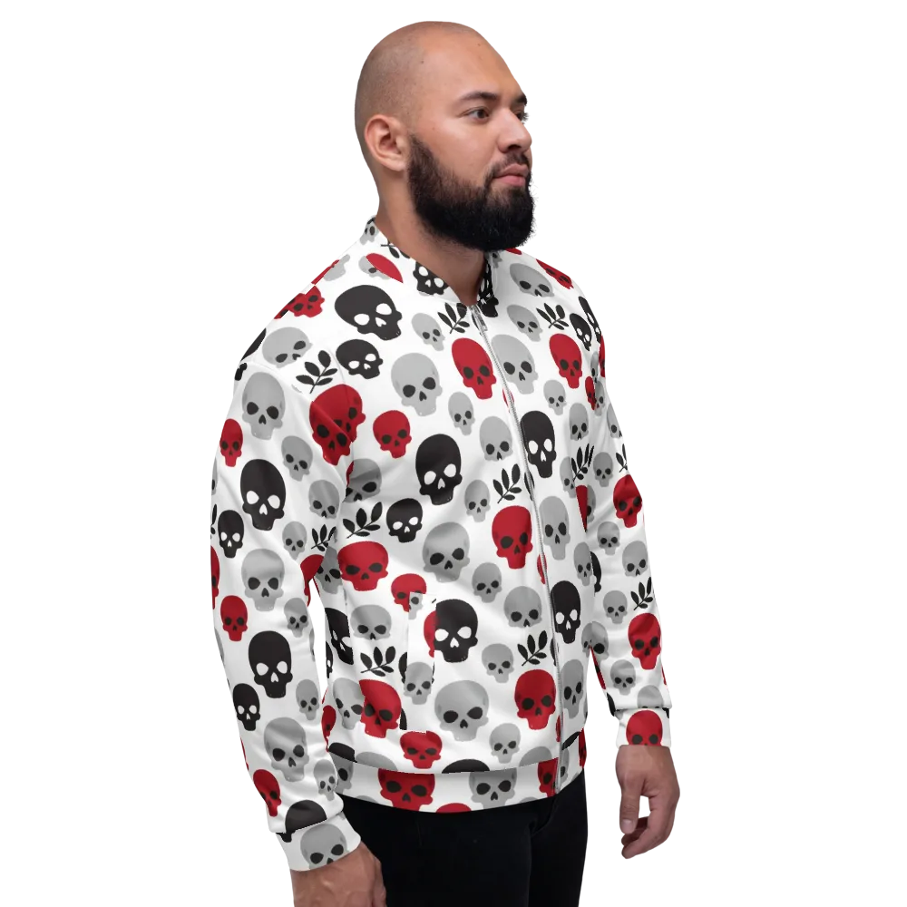 Skull Garden on Bomber Jacket — Right