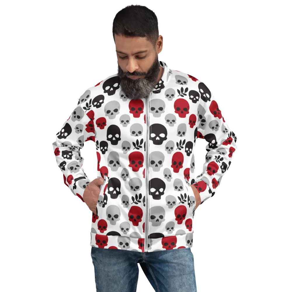 Skull Garden on Bomber Jacket — Front
