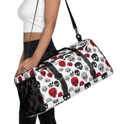 Skull Garden on a Duffle Bag