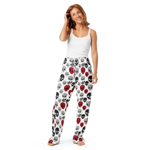 Skull Garden on a Women's Pajama Pants
