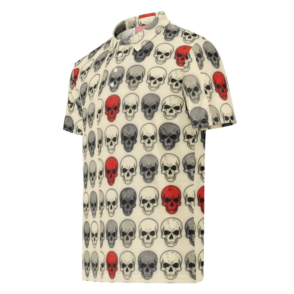 Midnight Memento on Men's Slim Fit Polo Shirt — Left Front