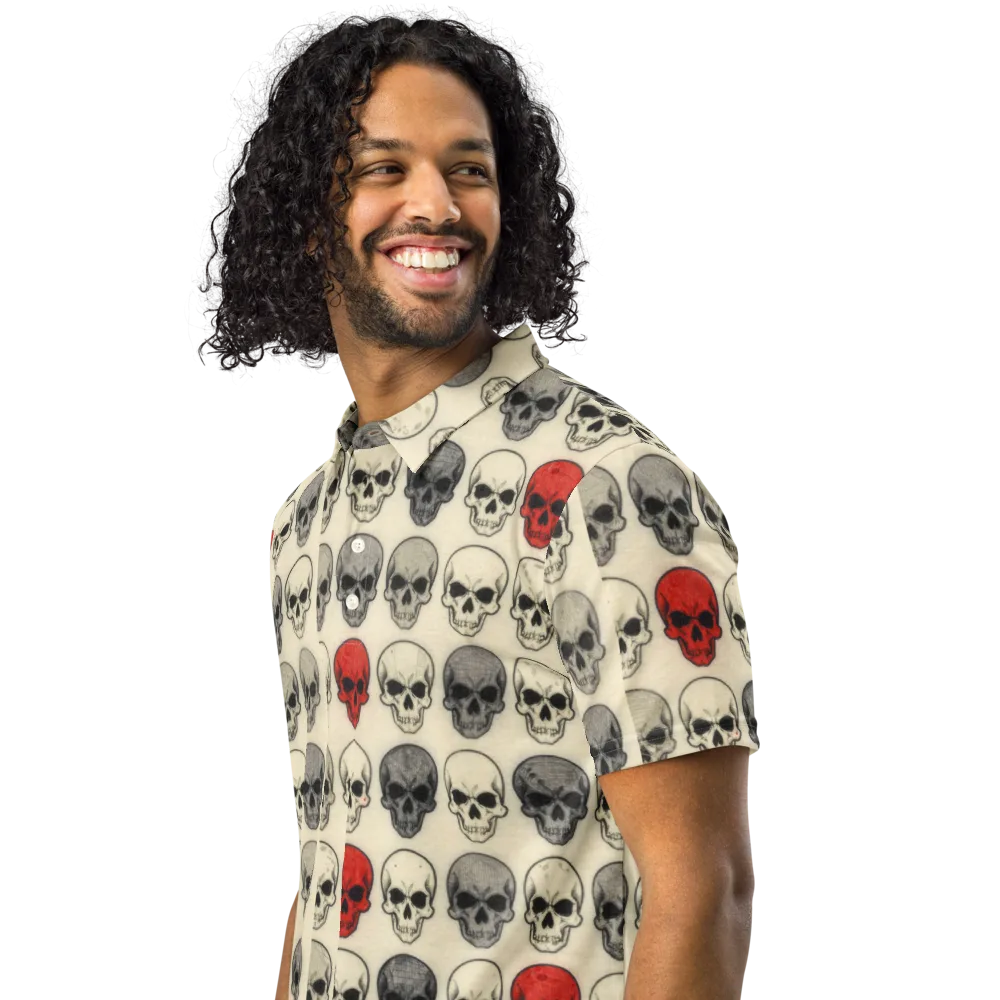 Midnight Memento on Men's Slim Fit Polo Shirt — Left Front