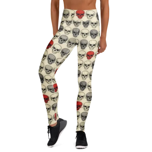Midnight Memento on a Yoga Leggings