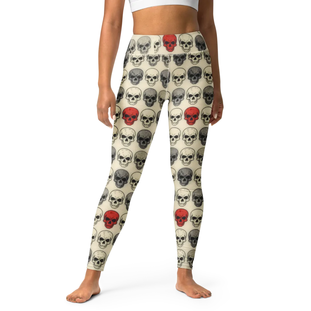 Midnight Memento on Yoga Leggings — Front