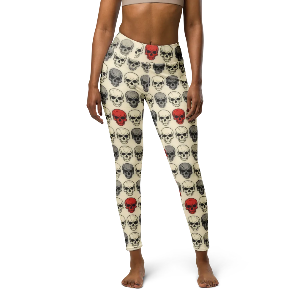 Midnight Memento on Yoga Leggings — Front