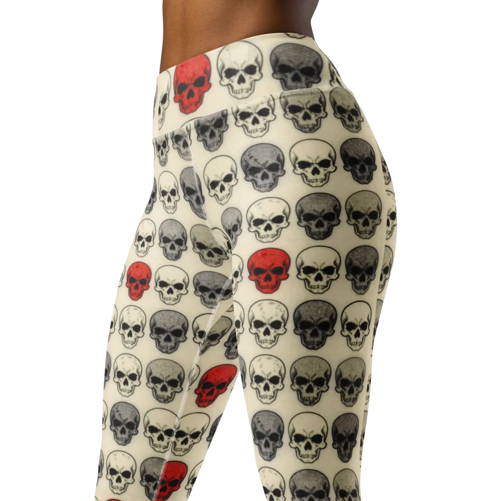 Midnight Memento on Yoga Leggings — Left Front