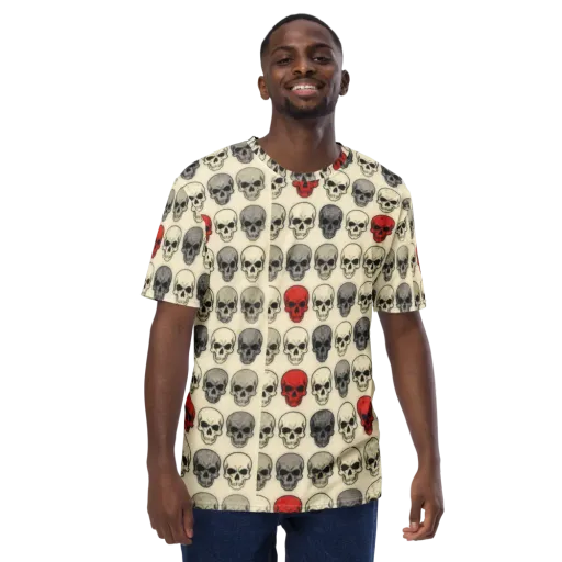 Midnight Memento on a Men's Crew Neck T-Shirt