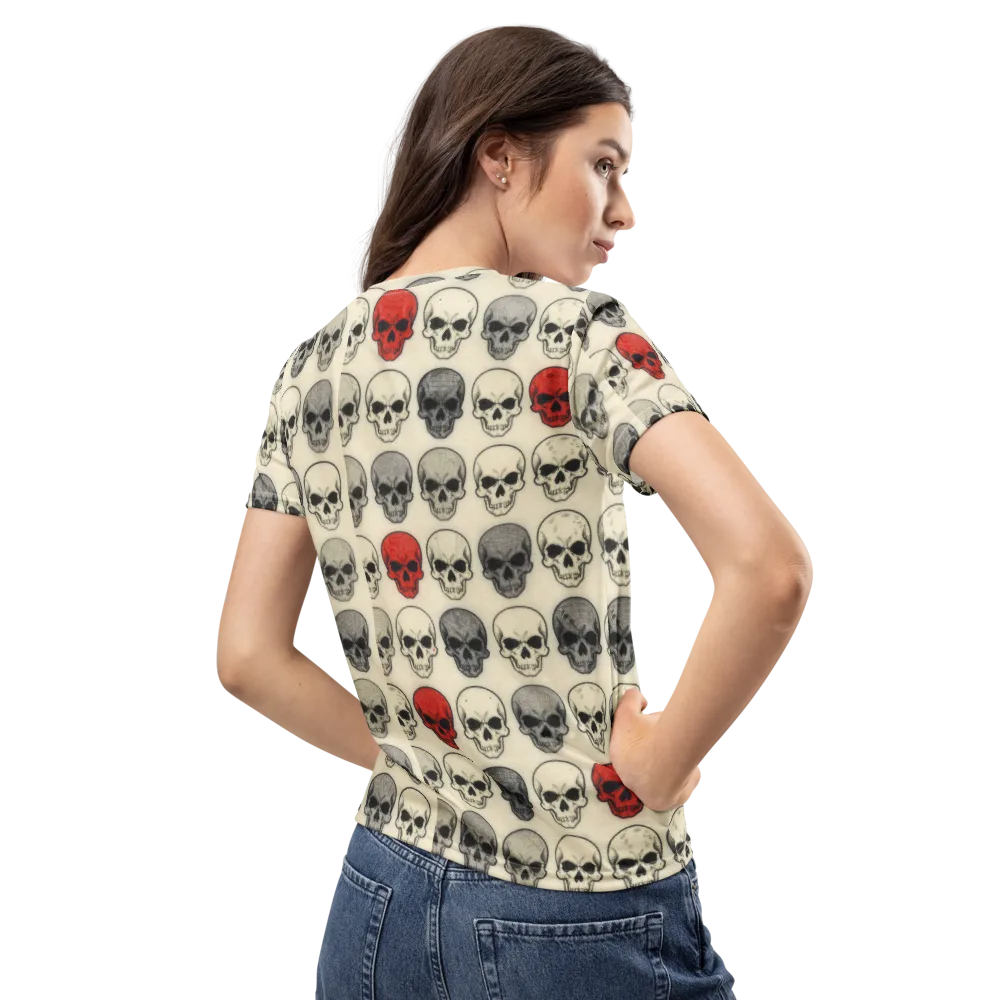 Midnight Memento on Women's Crew Neck T-Shirt — Back