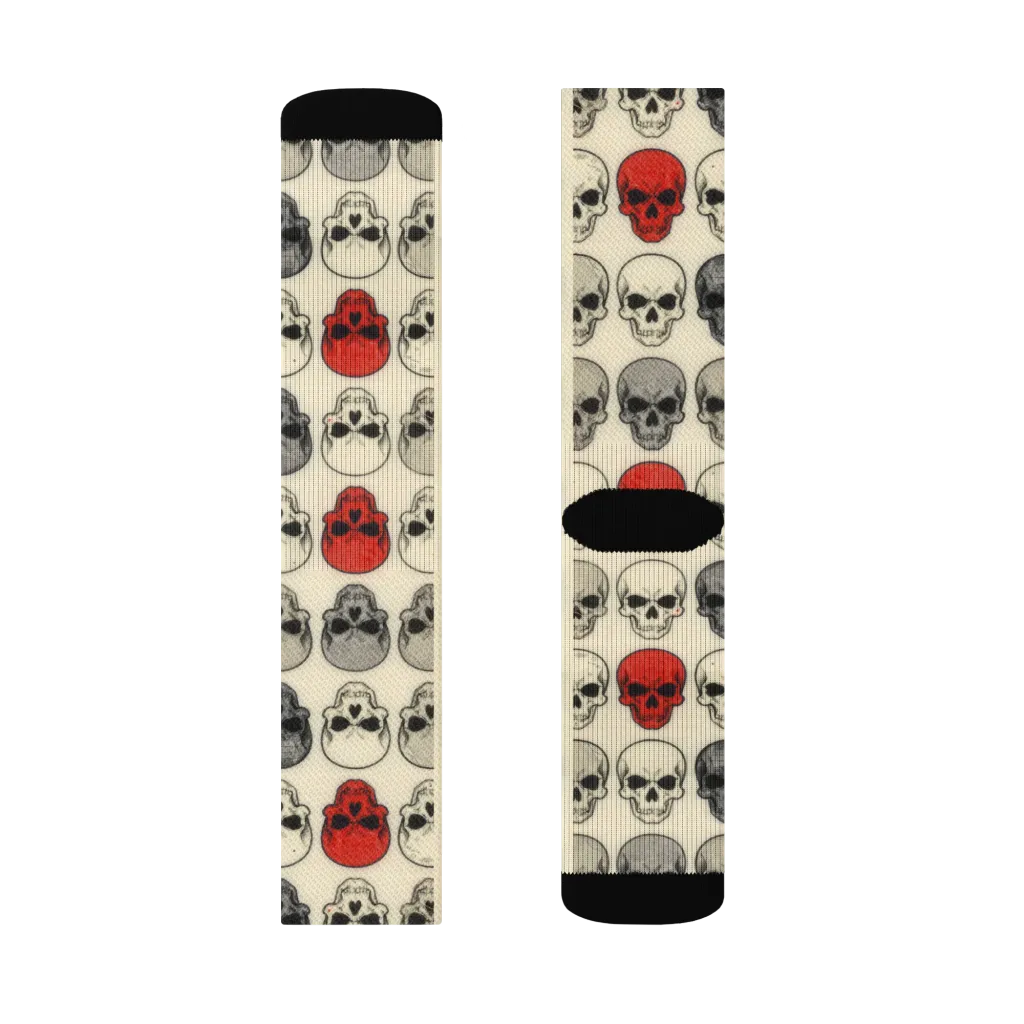 Midnight Memento on Socks — Right Sock
