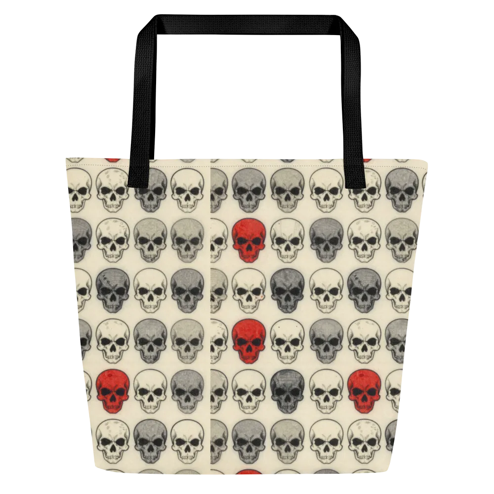 Midnight Memento on Large Tote Bag W/ Pocket — Front