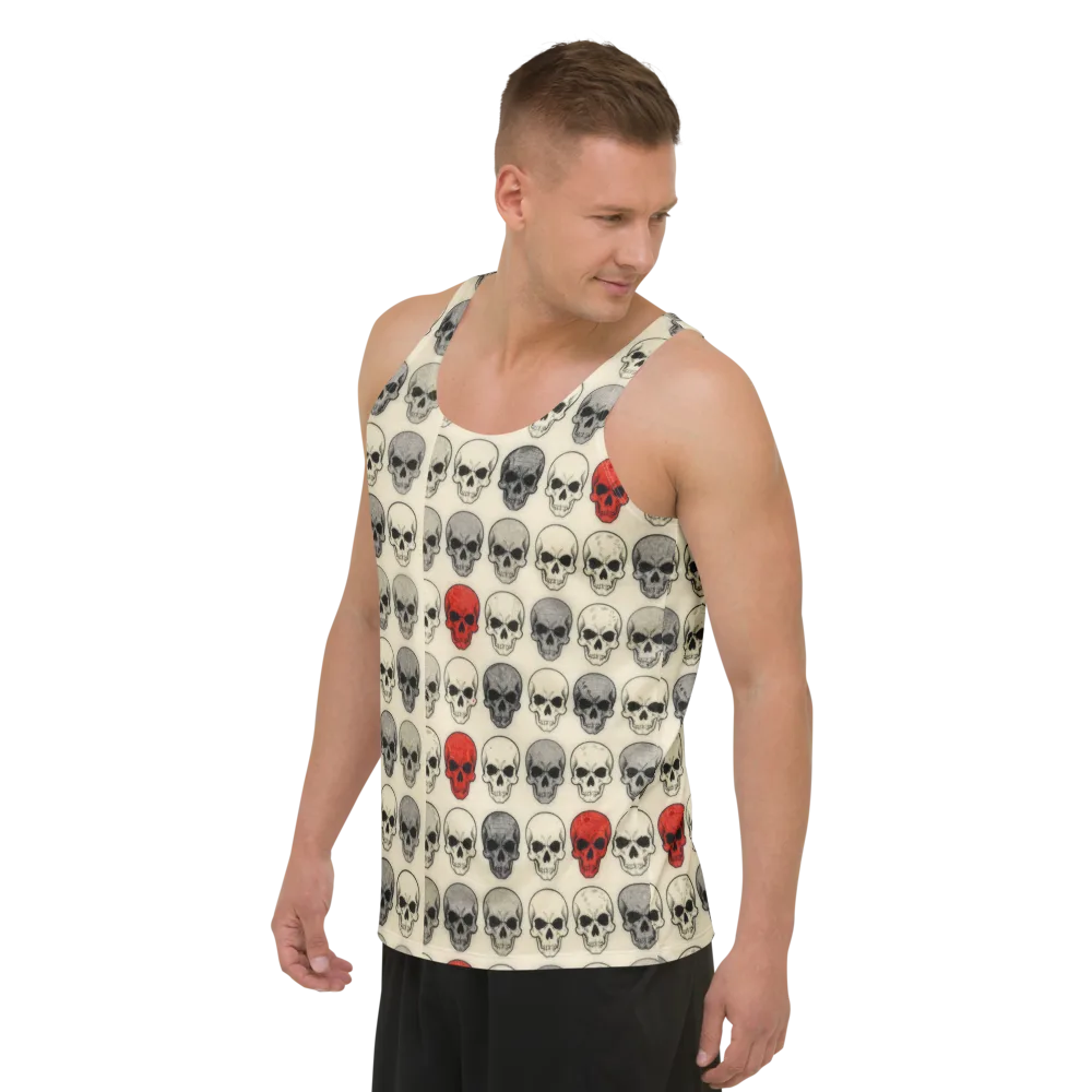 Midnight Memento on Men's Tank Top — Left Front