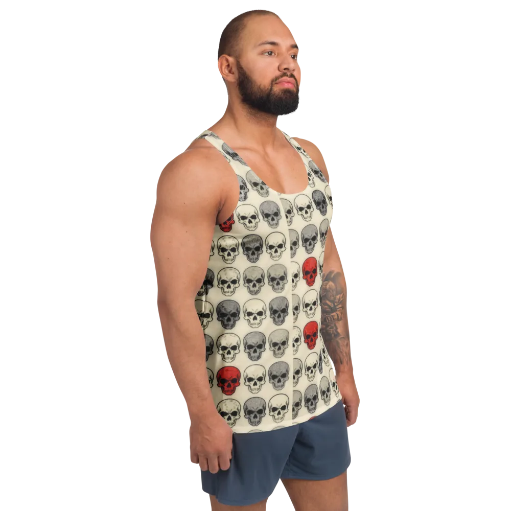Midnight Memento on Men's Tank Top — Right Front