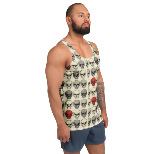 Midnight Memento on a Men's Tank Top