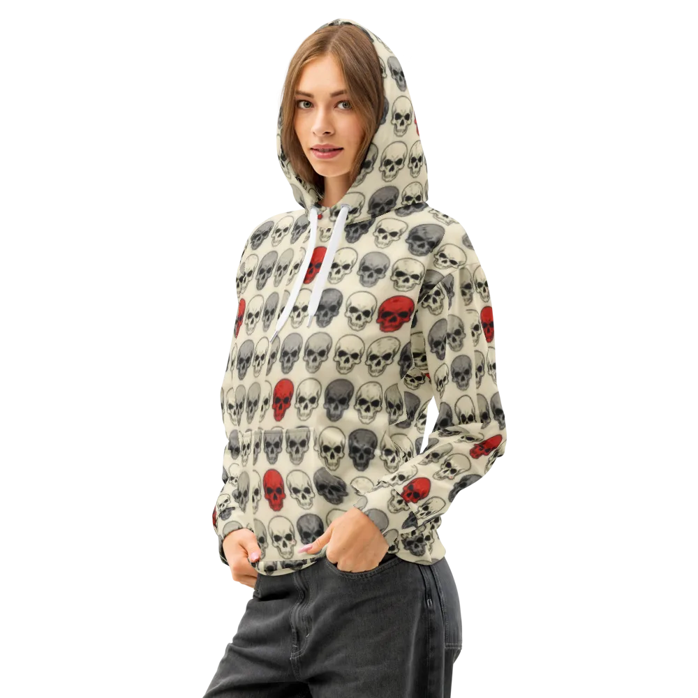 Midnight Memento on Cotton Hoodie — Left Front