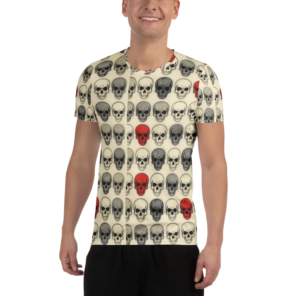Midnight Memento on Men's Athletic T-Shirt — Front