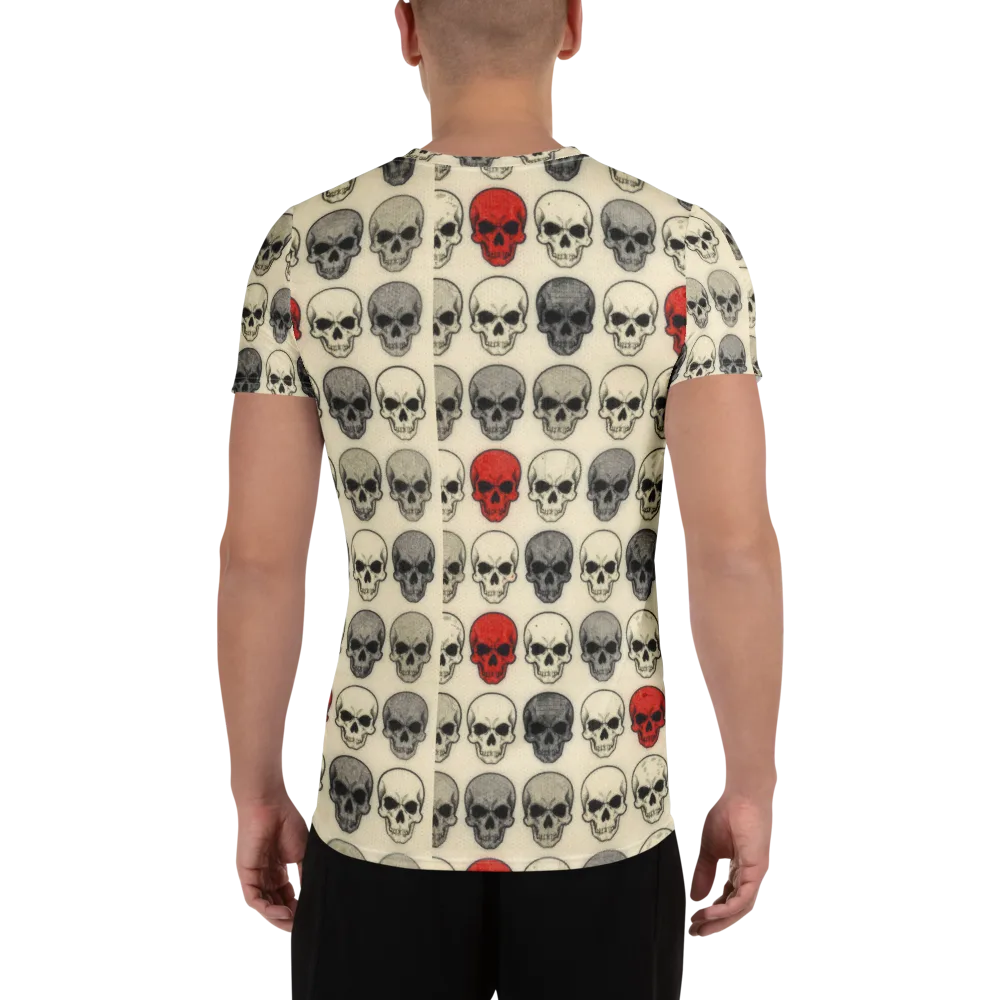 Midnight Memento on Men's Athletic T-Shirt — Back