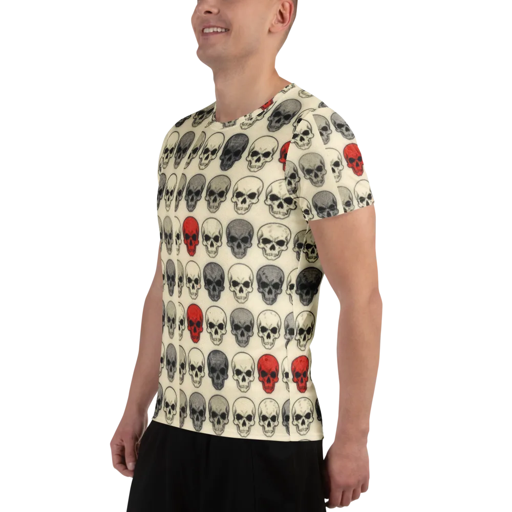 Midnight Memento on Men's Athletic T-Shirt — Left