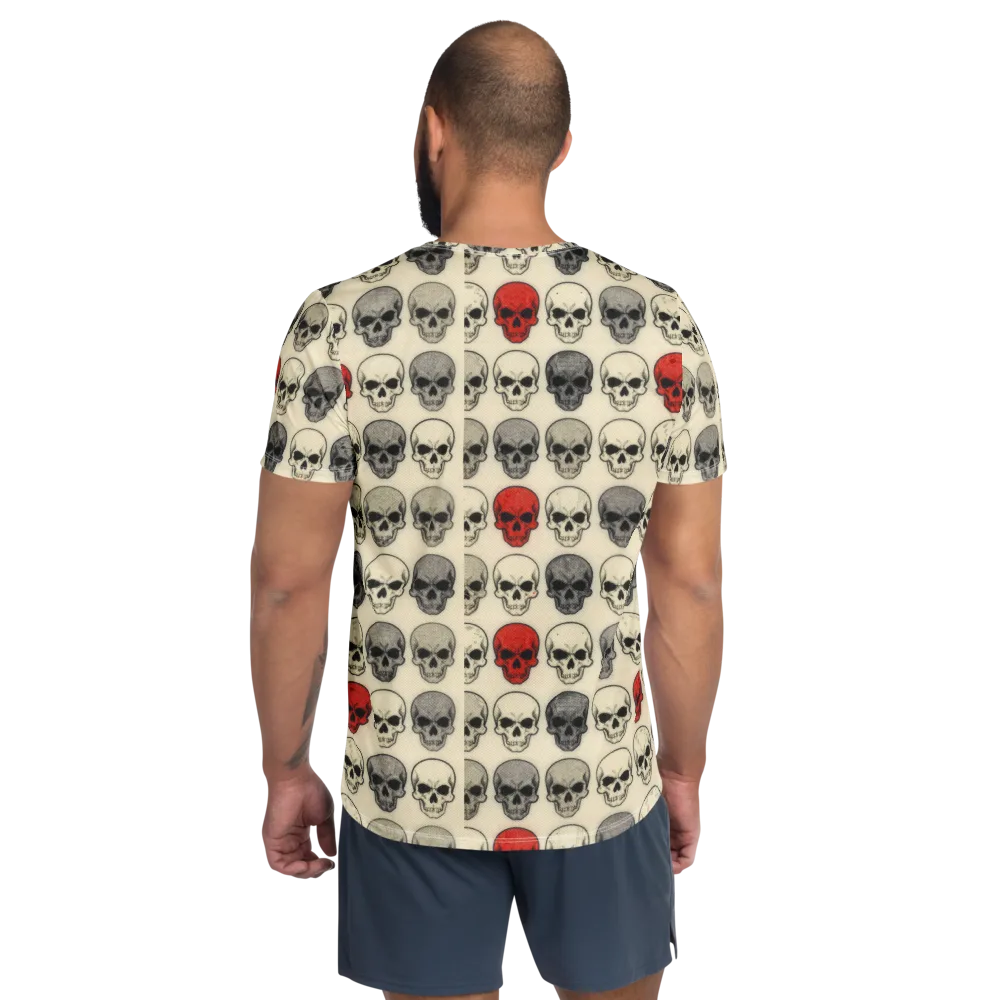 Midnight Memento on Men's Athletic T-Shirt — Back