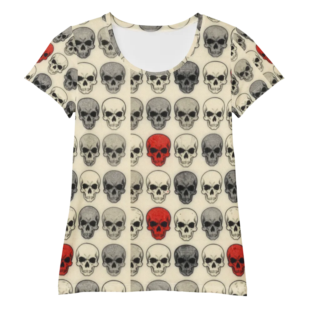 Midnight Memento on Women's Athletic T-Shirt — Front