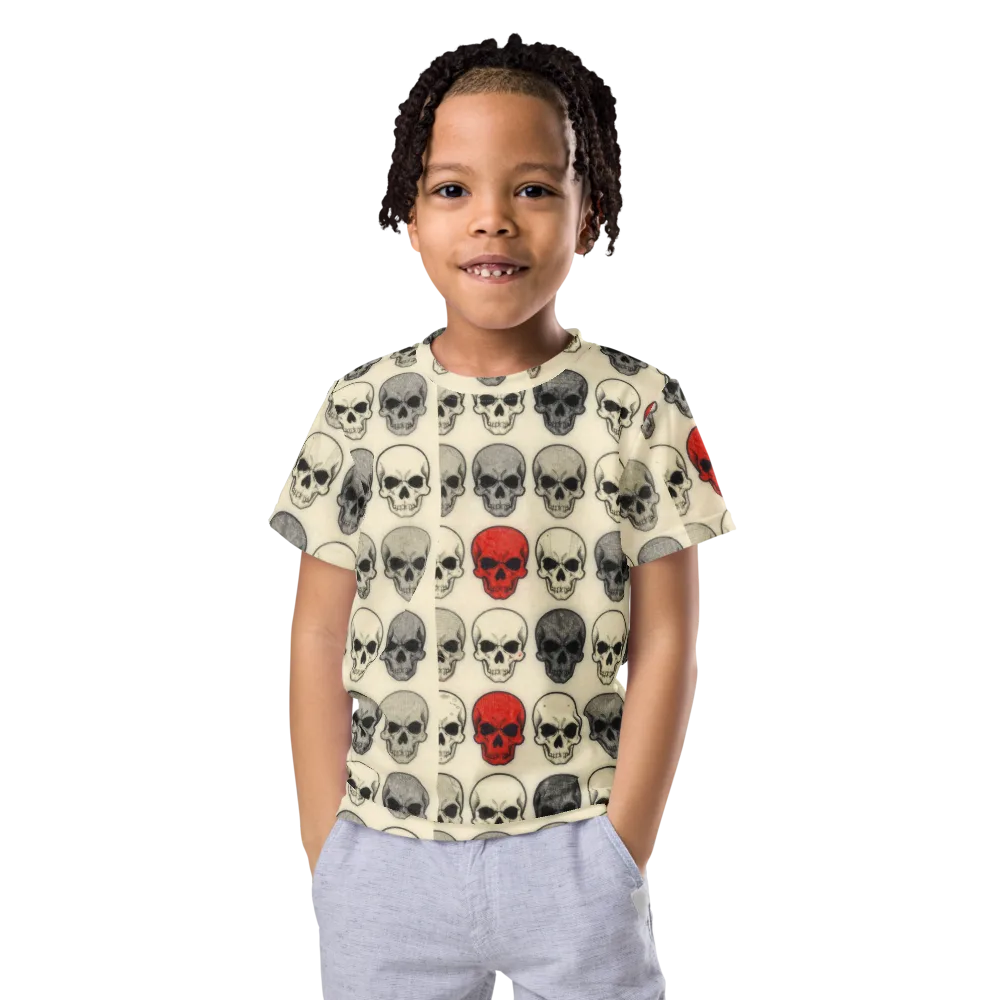 Midnight Memento on Kids Crew Neck T-Shirt — Front