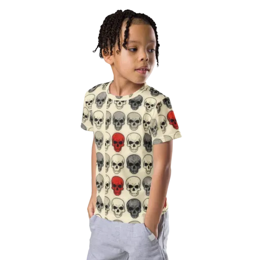 Midnight Memento on a Kids Crew Neck T-Shirt