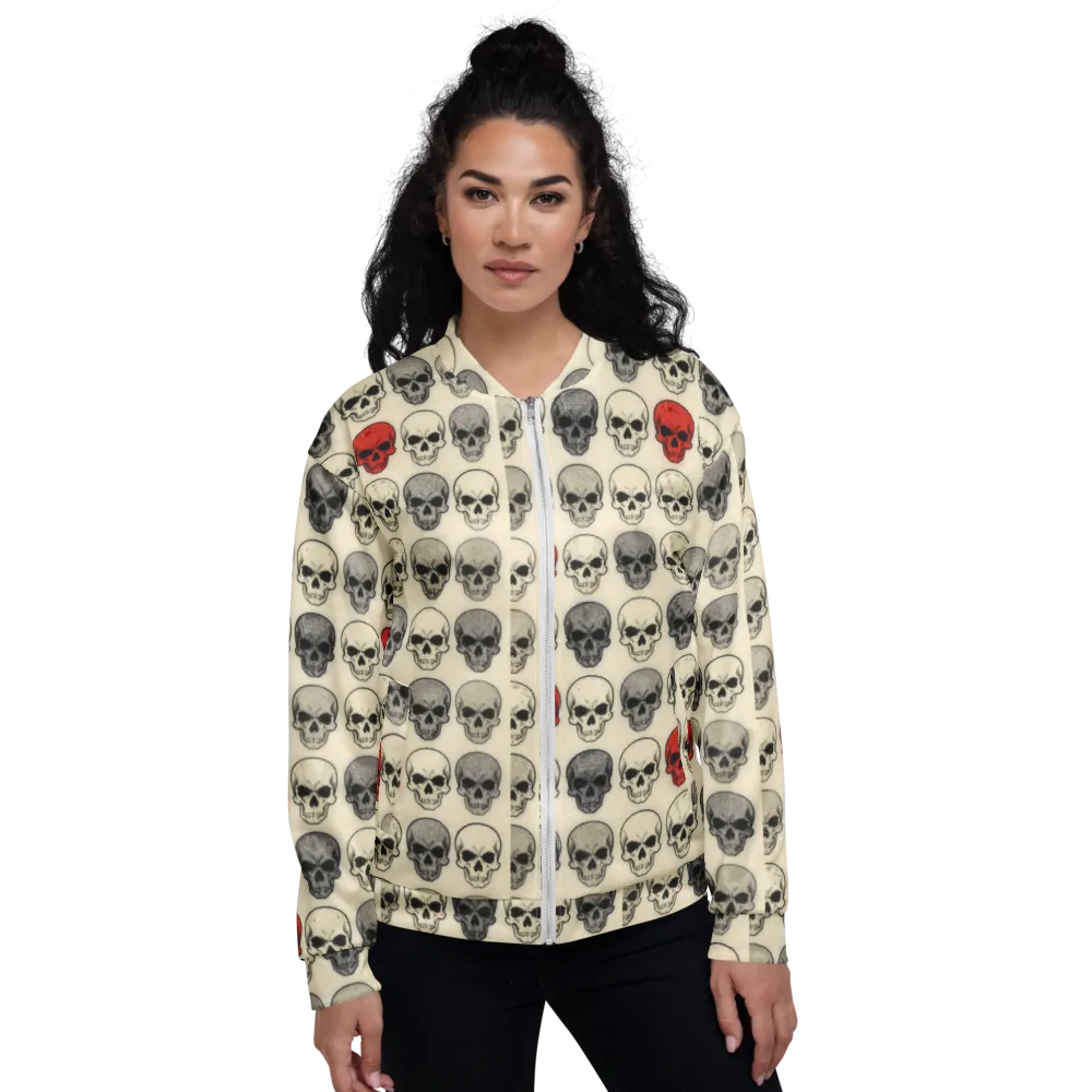 Midnight Memento on Bomber Jacket — Front