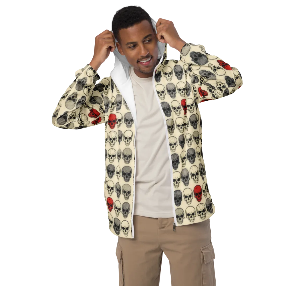 Midnight Memento on Men's Windbreaker — Front