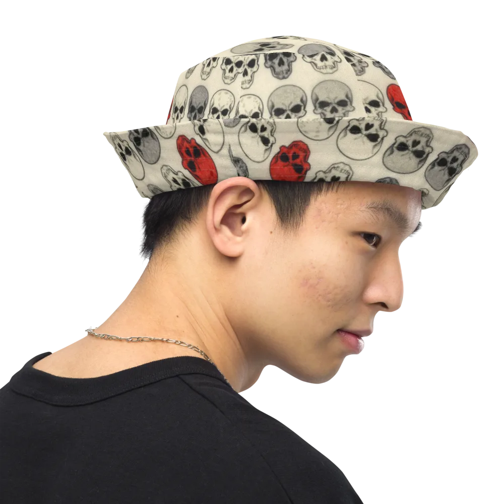 Midnight Memento on Reversible Bucket Hat — Right Outside