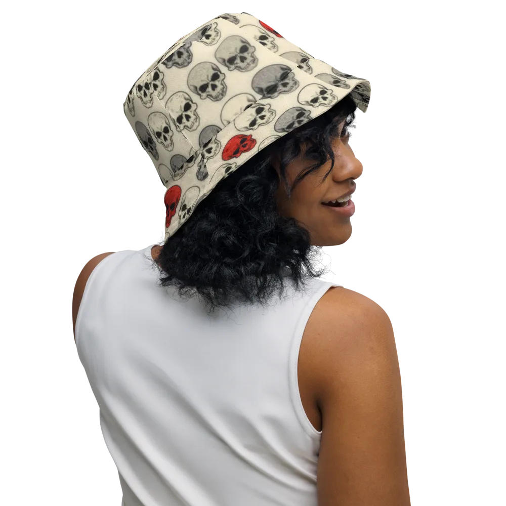 Midnight Memento on Reversible Bucket Hat — Right Outside