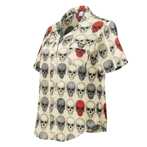 Midnight Memento on a Women's Short Sleeve Pajama Top