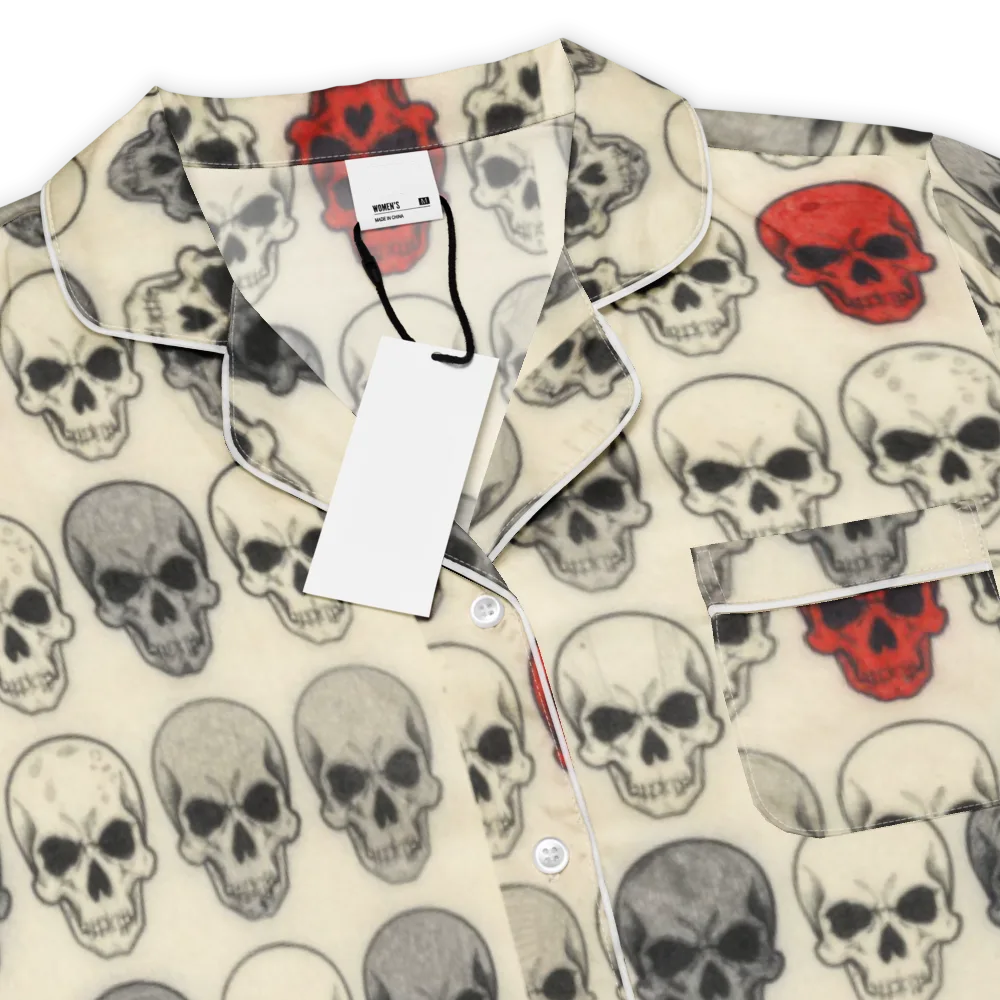 Midnight Memento on Women's Short Sleeve Pajama Top — Product details