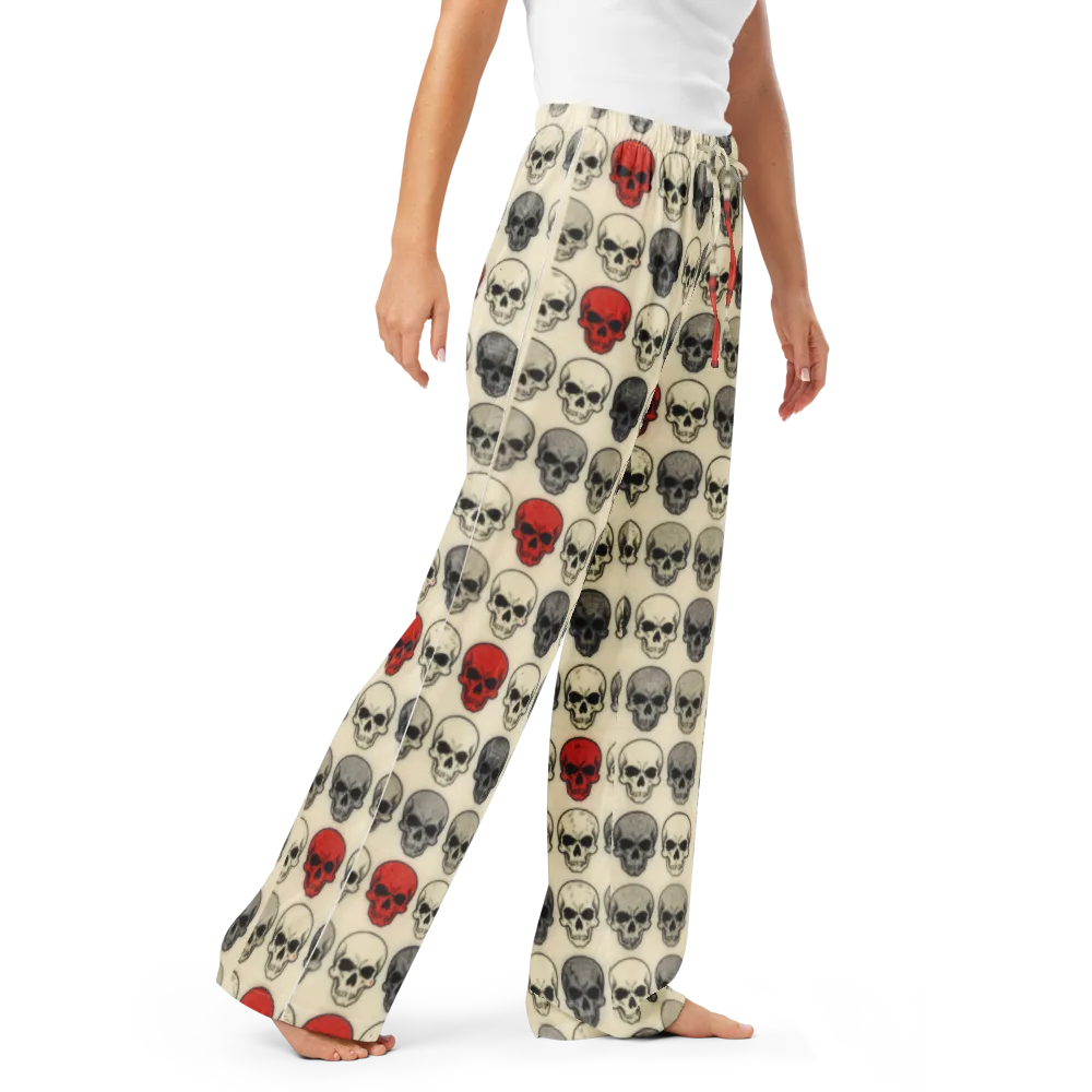 Midnight Memento on Women's Pajama Pants — Right Front